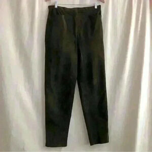 Brown Suede Leather Trousers  Pants